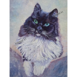Custom Painted Pet Portraits from a Photo Personolised Handmade Gift