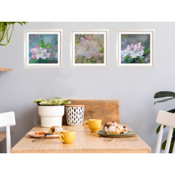 Blossoms Oil Painting Wall Art Large Flower Image Floral Design Art
