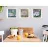 Blossoms Oil Painting Wall Art Large Flower Image Floral Design Art