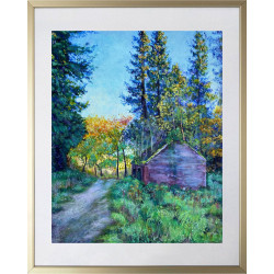 Strikingly Beautiful Silver Birch Tree with Autumny Bright Leaves