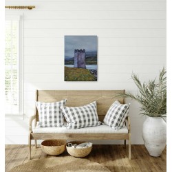 Oil Painting of and Irish Castle from the West of Ireland